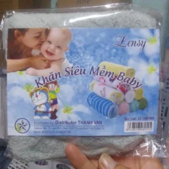khăn mặt trẻ em lensy (siêu mềm)