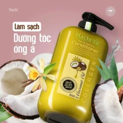 Dầu Gội Hachi Dầu Dừa - Dưỡng Ẩm